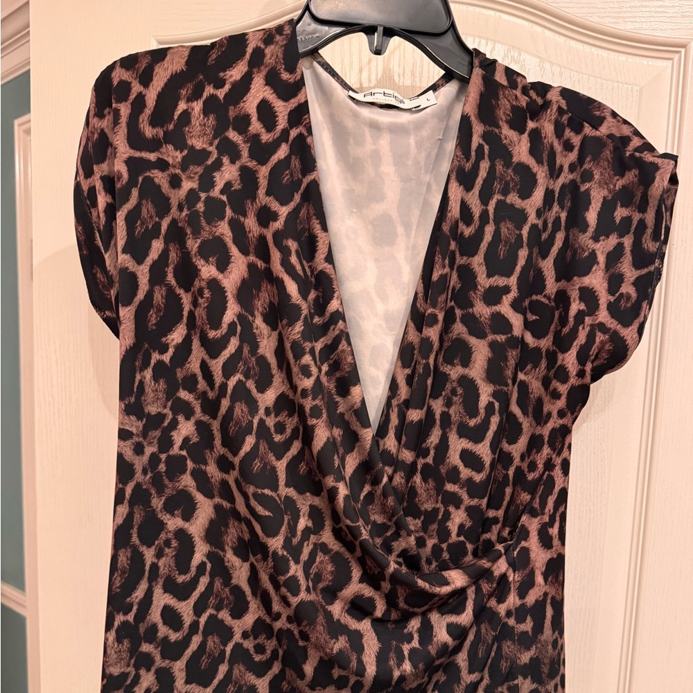 Leopard Print Women's Top